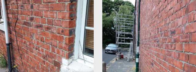 Wall tie installation in newcastle