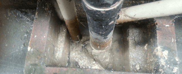 Blocked Down Pipe