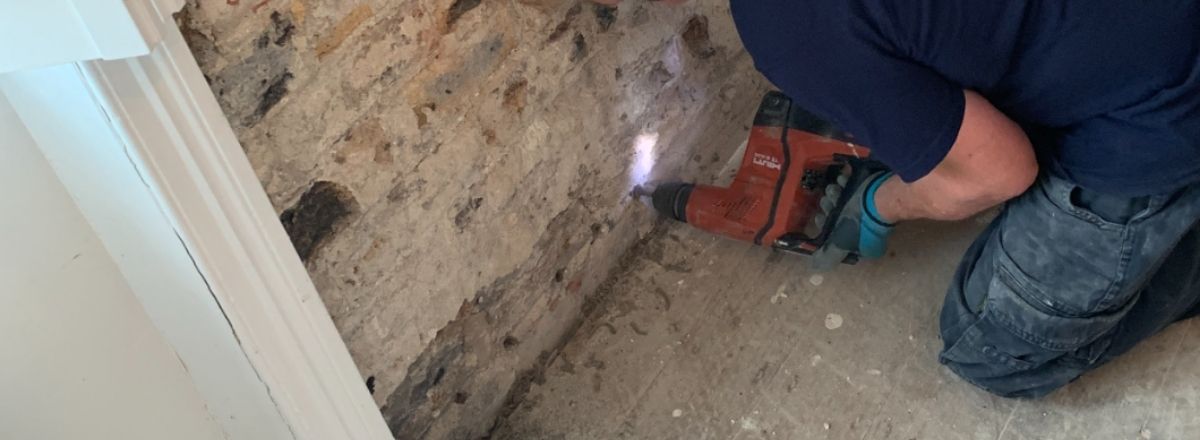 Drilling injection holes