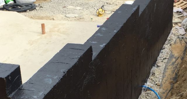 External tanking is an option for waterproofing new builds where there is sufficient access