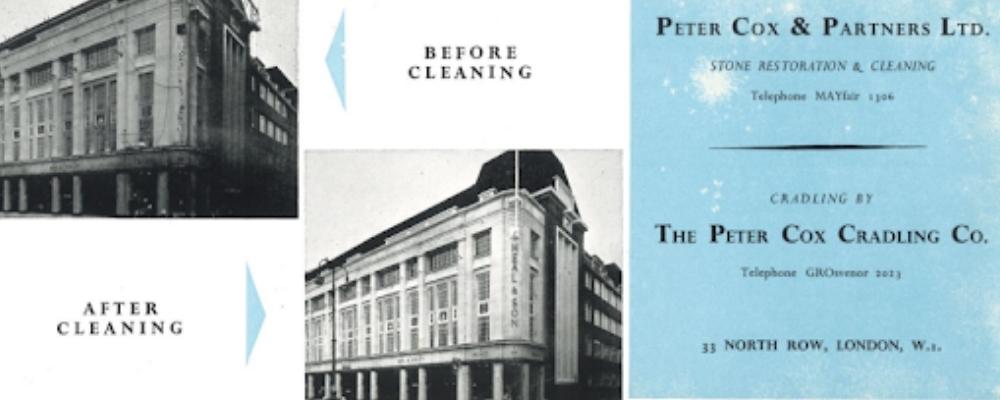 Before and after pic of old vs new building