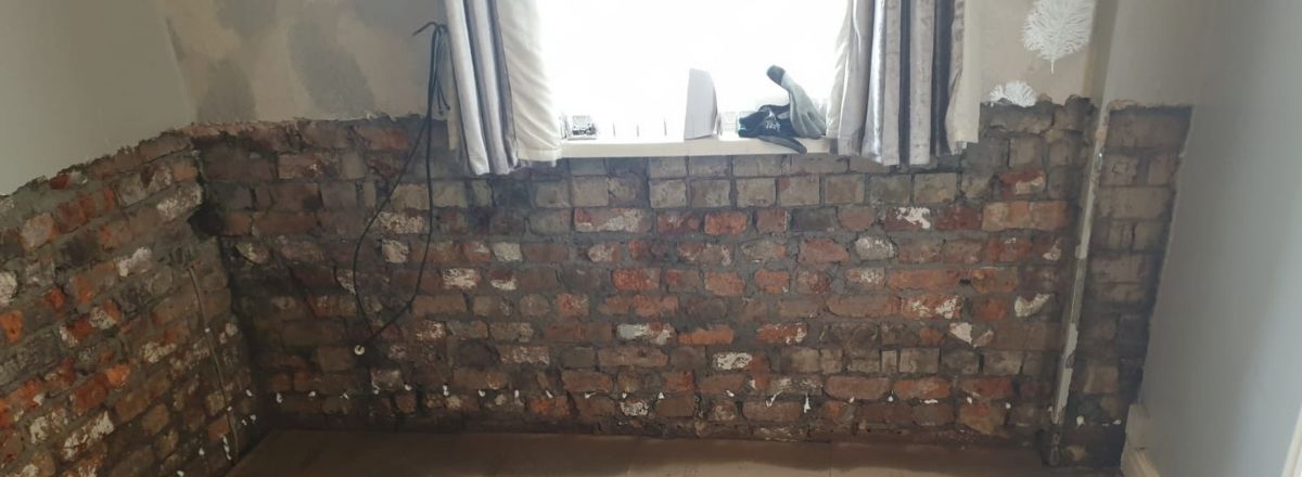 Old building Rising damp