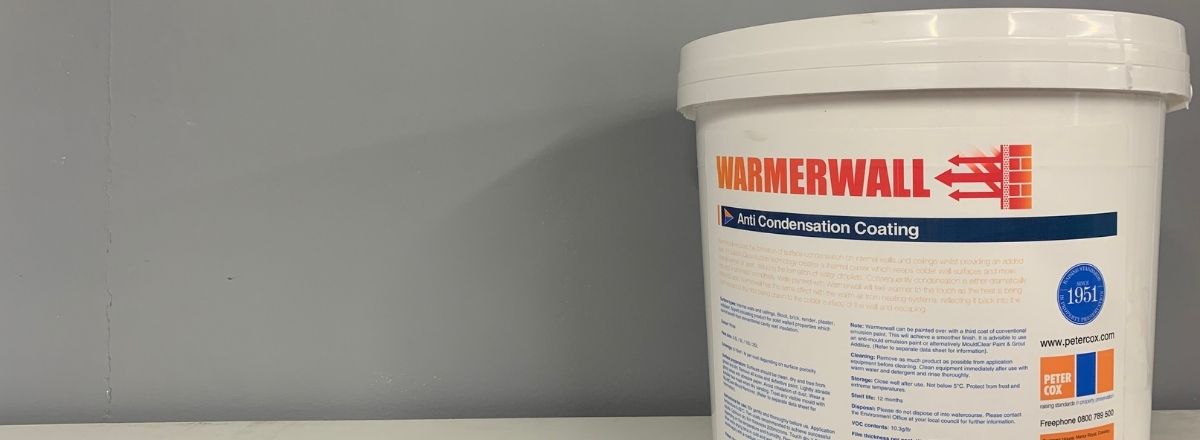 Anti-condensation paint in bucket