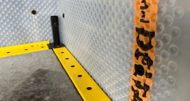 Membranes are applied to walls and floors which will divert water to drainage channels, protecting the internal space.