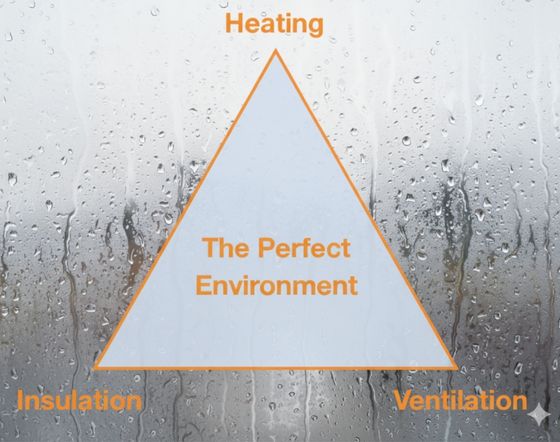 Properties must have a balance between heating, ventilation and insulation to maintain a habitable environment for occupants. 