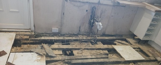 woodworm treatment to a property in Keighley West Yorkshire