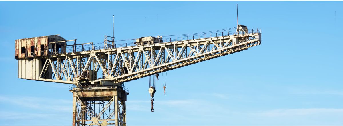 The Titan Crane in Clydebank, Scotland