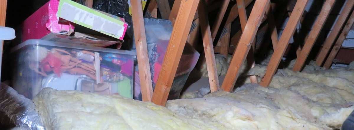 Image showing condensation in a loft