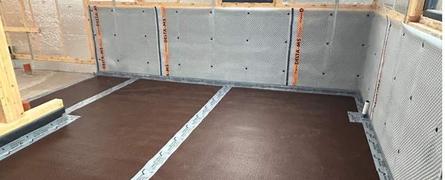 damp proof membrane in a building