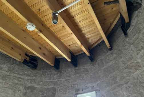 Timber on roof