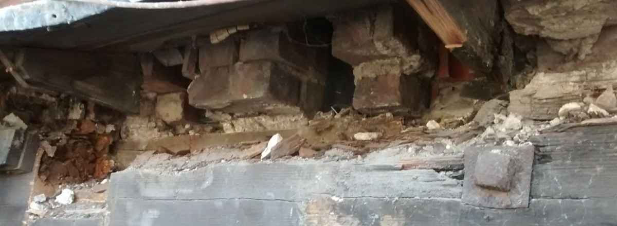 Timber resin repairs , bricks that are broken