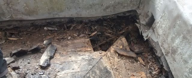 wet rot underfloor timber beams