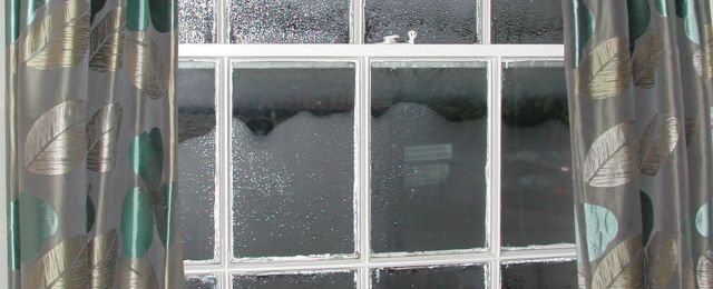 example of condensation - condensation on windows