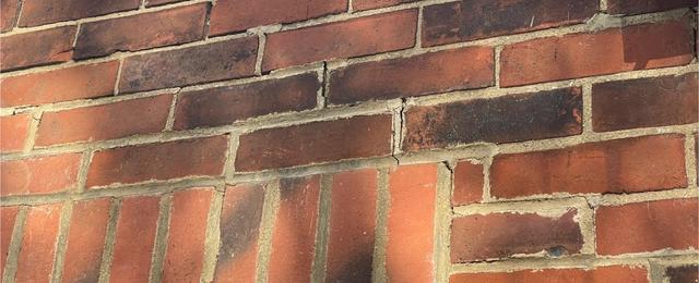 Horizontal or diagonal cracking above openings is one of the most common signs of lintel failure, and indicates that repairs are needed