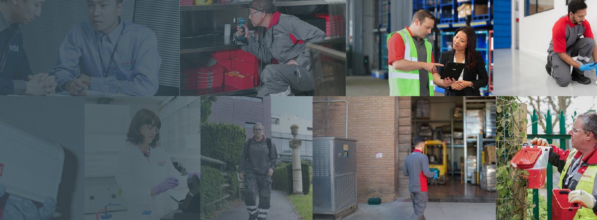 Rentokil collage of pest control colleagues 